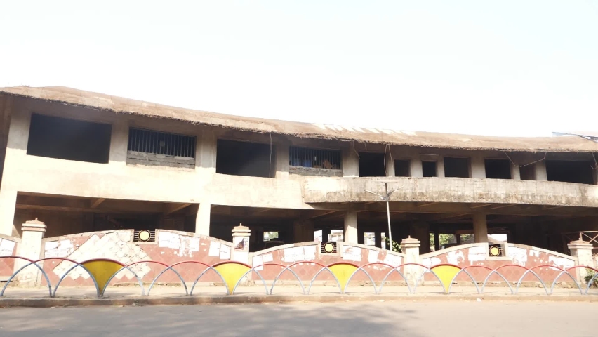 Shot of old building, Front side view of old building