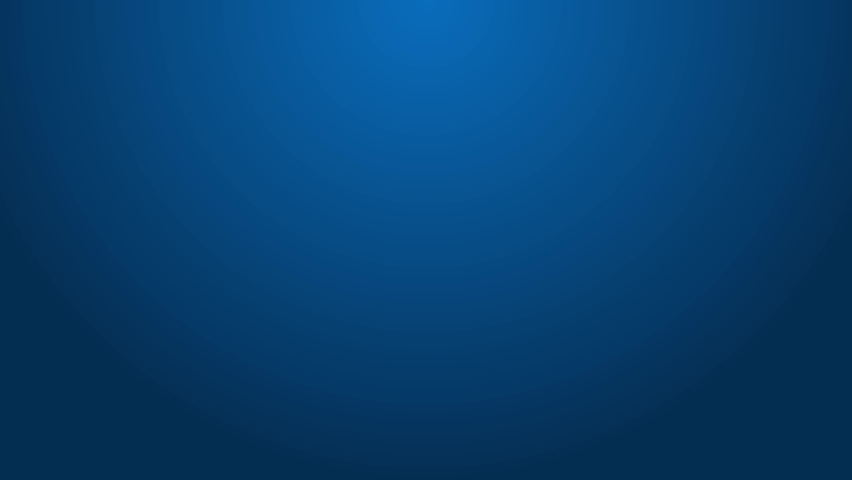 White line Decree, paper, parchment, scroll icon icon isolated on blue background. 4K Video motion graphic animation.