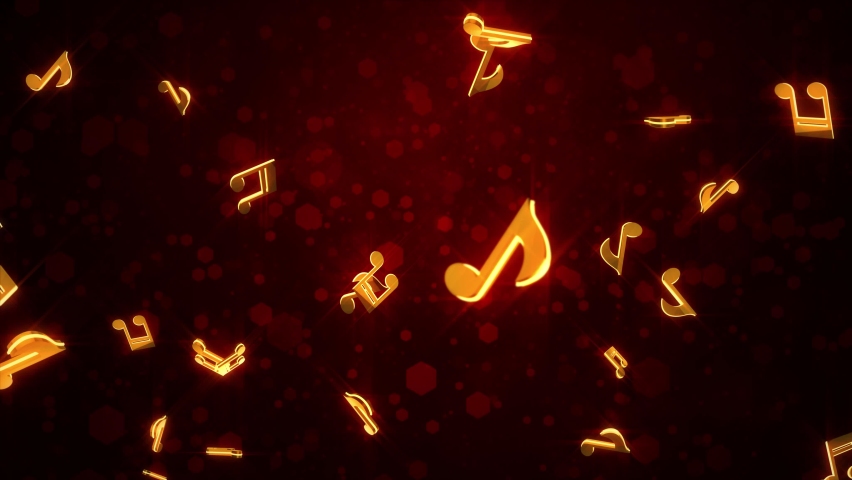 4K 3D Golden Dancing Musical Notes animated containing musical notes moving black background. green Screen. event, concert, title, festival, music videos, art, show, party, Award, fashion. Royalty-Free Stock Footage #1070332744