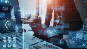 Business network concept. Data analysis. Management strategy. Teamwork. Partnership. Human resources. - Powered by Shutterstock - Get 15% off with code: PIKWIZARD15