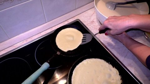 Traditional russian blini. Pancakes. Pancake week. Maslenitsa is an Eastern Slavic traditional holiday, celebrated during the week before the Great Lent.