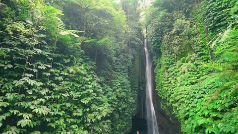 Leke Leke Waterfall Bali is one of the hidden gems of the North island Bali, Indonesia.