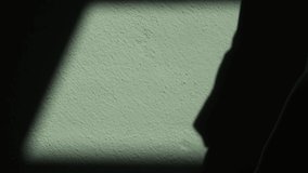 Shadow on wall art dark video