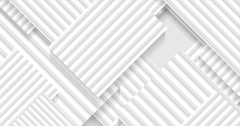 Abstract minimal geometric motion background with grey and white stripes. Seamless looping. Video animation 4K 4096x2160