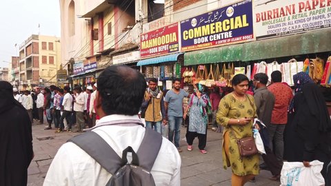 Hyderabad India Circa November 2019 People Stock Footage Video (100% ...