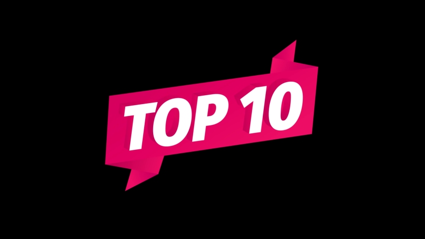 Top 10. Best Ten Chart Stock Footage Video (100% Royalty-free