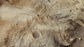 Flying Over the Jezero Crater on Mars, In this Crater, the NASA Rover, Perseverance, is Searching for Signs of Ancient Microbial Life on Its Surface. Elements of this Video furnished by NASA. 