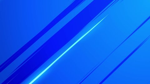 Full HD abstract speed lines background. Creative gradient blue horizontal light speed texture. Colorful motion backdrop for anime or manga style. Modern graphic design. Template for editing video.