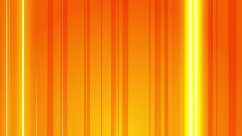 4K abstract speed lines background. Creative gradient orange horizontal light speed texture. Colorful motion backdrop for anime or manga style. Modern graphic design. Template for editing video.