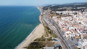 Aerial Drone Footage from Arenys de Mar