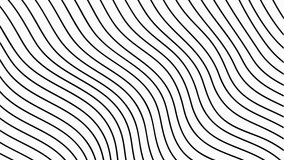 motion background with oblique wavy black lines