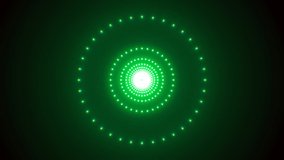 Green Abstract Background Cyclic Motion VJ Disco Light Dynamic Animation