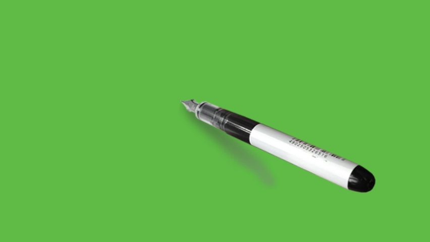 Drawing a happy face with tongue with yellow colour combination on abstract green background