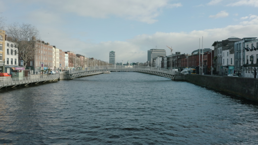 Aerial close up of the Ha