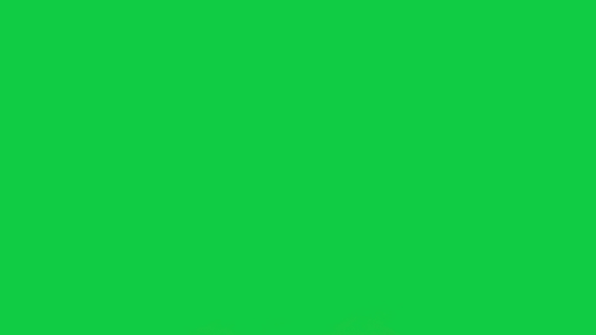 Asian woman hand snap finger or clicks hand on chroma key green screen background. Alpha Channel. Royalty-Free Stock Footage #1070565250