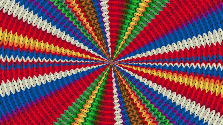 Poncho video texture, seamless loop animation