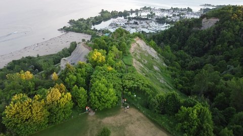 Scarborough Bluffs During Summer Time