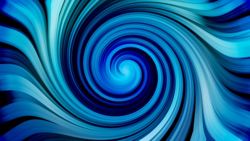 HD abstract colorful background with blu light spiral waves painting looping video