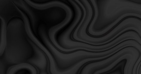 Abstract black smooth liquid flowing waves motion background. Video animation 4K 4096x2160