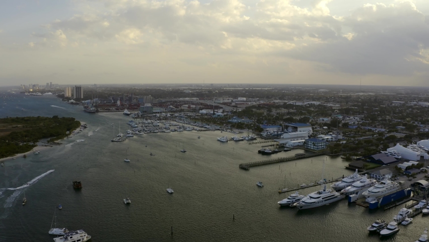 Port of Palm Beach Florida USA