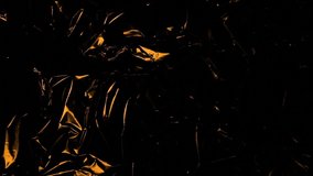 Glow. Foil background. Crumpled foil. Abstract background. Orange, gold - Powered by Shutterstock - Get 15% off with code: PIKWIZARD15