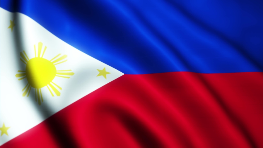 video flag flying country philippines widescreen Stock Footage Video ...