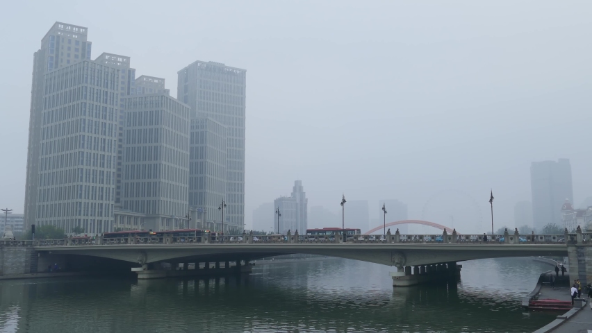 City View of Tianjin, China
