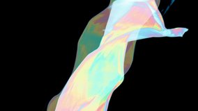 Slow motion abstract background. Colorful waves. Multicolored motion backgrounds. Surreal colors. Thermal camera effect. Abstract video can use in vertical position. - Powered by Shutterstock - Get 15% off with code: PIKWIZARD15