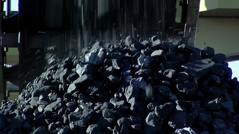Coal Mining in Rio Turbio Mine, Santa Cruz Province, Argentina, South America. 