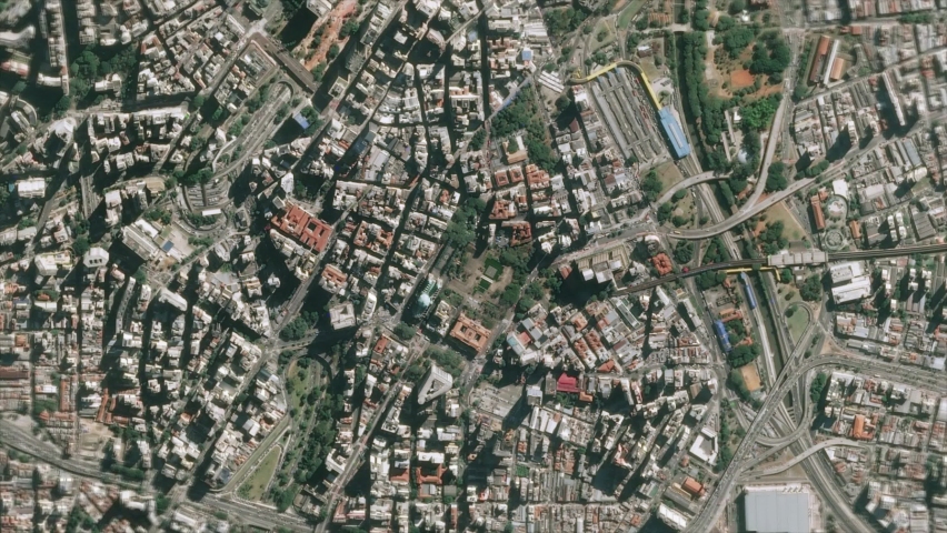 Earth Zoom on Sao Paulo City - Brazil Royalty-Free Stock Footage #1070836618