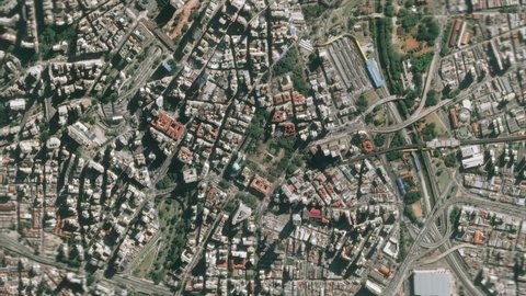 Earth Zoom on Sao Paulo City - Brazil