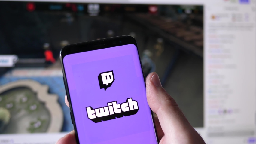 twitch streaming software with logo