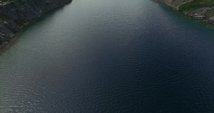 The mountain river with big stones on a background of mountains, National park, USA