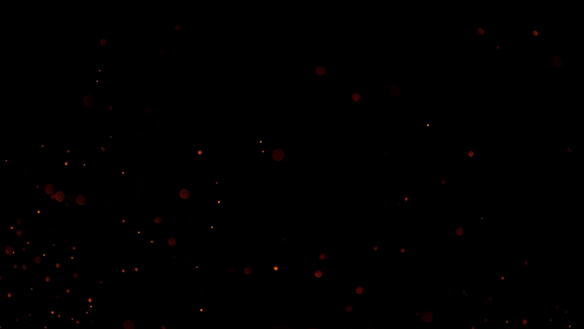 Super slow motion of fire sparks isolated on black background. Filmed on high speed camera, 1000 fps | Shutterstock HD Video #1070945113