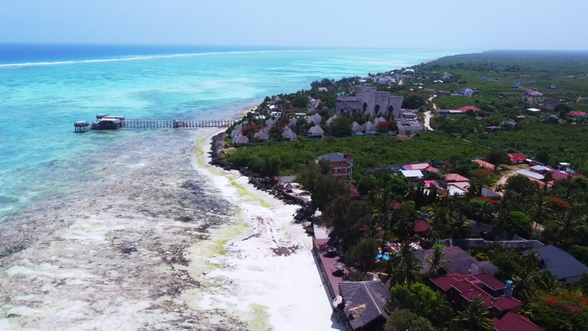 Ocean views of Zanzibar Island 