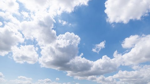 
Time lapse Panoramic beautiful, clear blue sky background, clouds with background.