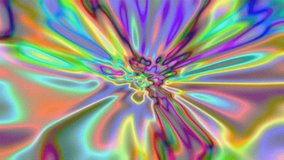 Abstract video clip. Rainbow iridescent abstract holographic live wallpaper. Holographic live wallpaper. Rainbow iridescent background. Can use in vertical position