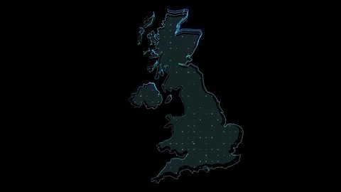 Uk map Stock Video Footage - 4K and HD Video Clips | Shutterstock