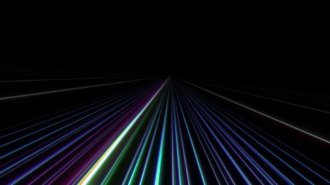 3d Line Neon Light Motion Space Stock Footage Video (100% Royalty-free ...