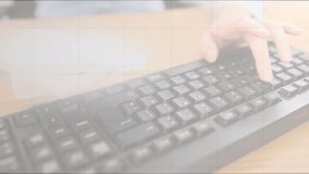 Coronavirus statistical data processing against mid section of person typing on keyboard. coronavirus covid 19 pandemic concept - Powered by Shutterstock - Get 15% off with code: PIKWIZARD15