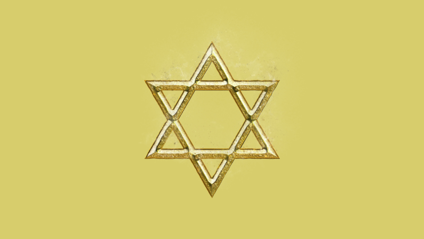 Jewish Symbol Loop 4K