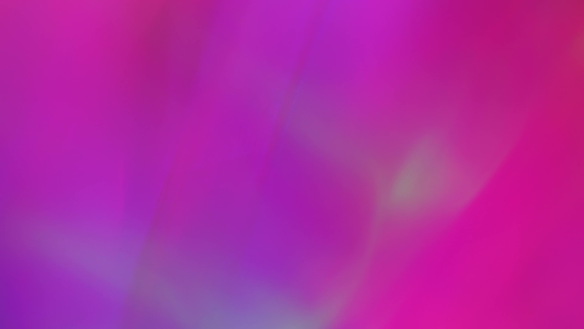 Neon pink blue purple abstract blurry background. Soft rainbow color holographic gradient. Hologram glitch. Light through a crystal and smoke