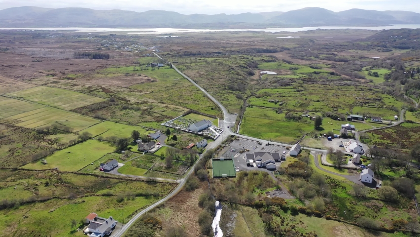 BALLYMACKILDUFF, KILCLOONEY, DONEGAL , IRELAND - March 19 2021 : St. Conal