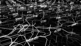 CPU monochrome circuit board in motion, seamless loop. Animation. Black and white data signals flowing. concept of artificial Intelligence. - Powered by Shutterstock - Get 15% off with code: PIKWIZARD15