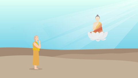 32 Buddhist Monk Cartoon Stock Video Footage - 4K and HD Video Clips |  Shutterstock