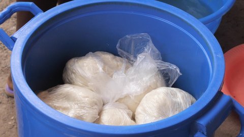 Pounded Yam Stock Video Footage 4k And Hd Video Clips Shutterstock