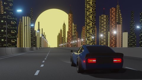 Vector Cartoon City Highway Cars Stock Footage Video (100% Royalty-free)  10327541 | Shutterstock