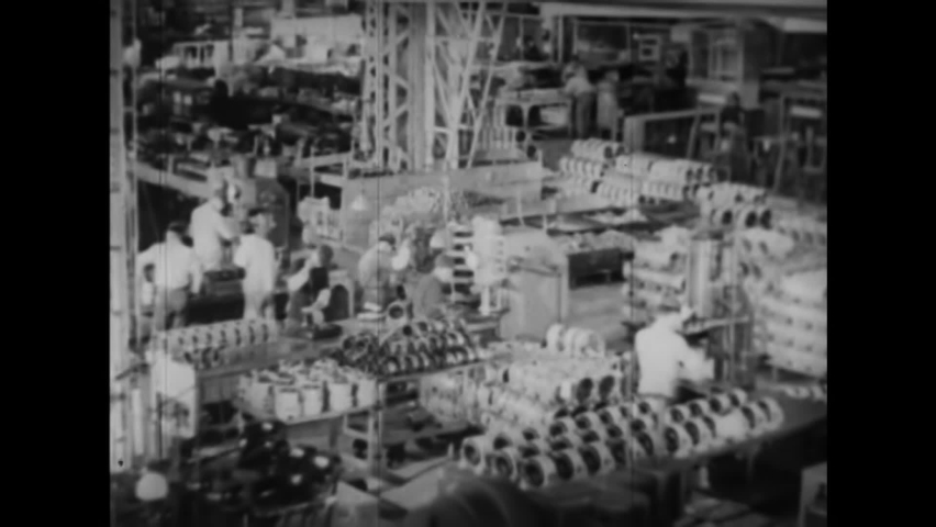 CIRCA 1950s - The onset of the industrial revolution in Japan in 1957, with the rise of manufacturing plants and automotive parts.