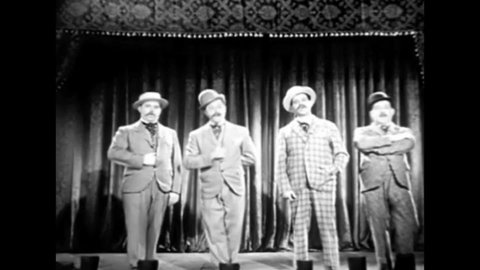 CIRCA 1940s - Barbershop quartet highlights of 1942.