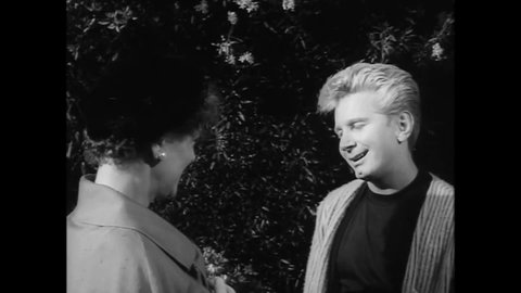 CIRCA 1960 - In this teen movie, a woman is flummoxed by her son's slang.